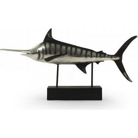 Sculpture Marlin on Stand Fish Resin