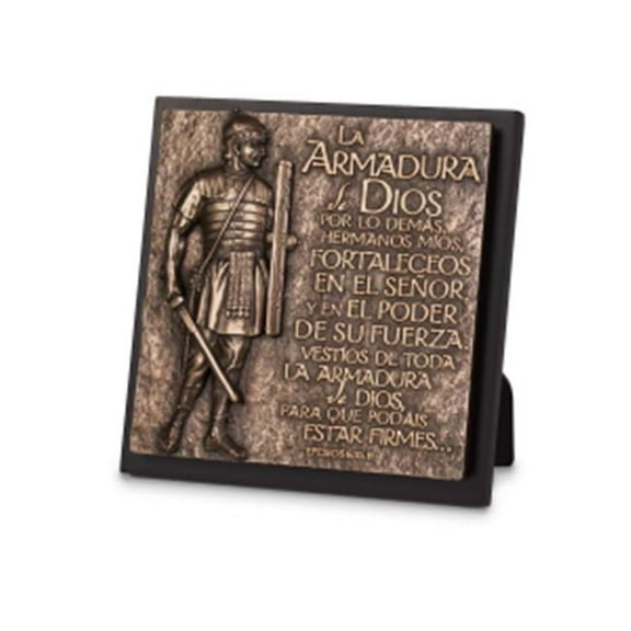Sculpture Plaque-Moments of Faith - Armor of God-Span - No. 17972