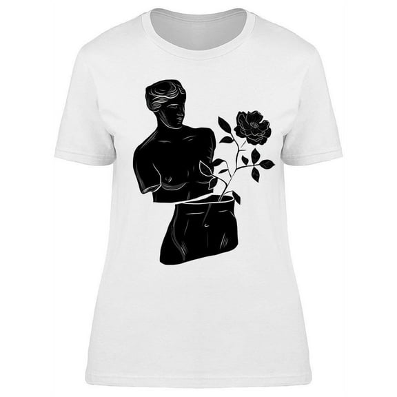 Sculpture Rose T-Shirt Women -Image by Shutterstock, Female Large