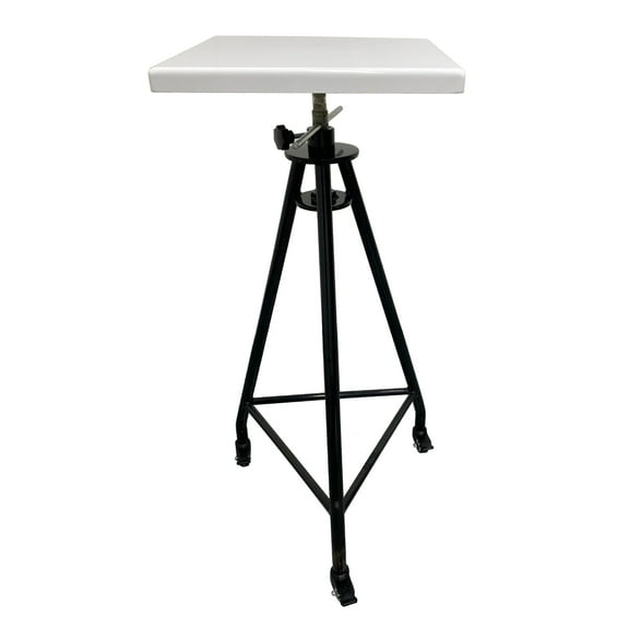 Sculpture Turntable Rotary Lifting Sculpture Table Pottery Turntable White