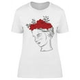 thumbnail image 1 of Sculpture With Roses T-Shirt Women -Image by Shutterstock, Female Medium, 1 of 2
