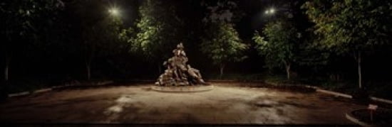 Sculpture in a memorial Vietnam Womens Memorial Washington DC USA Canvas Art - Panoramic Images (36 x 12)