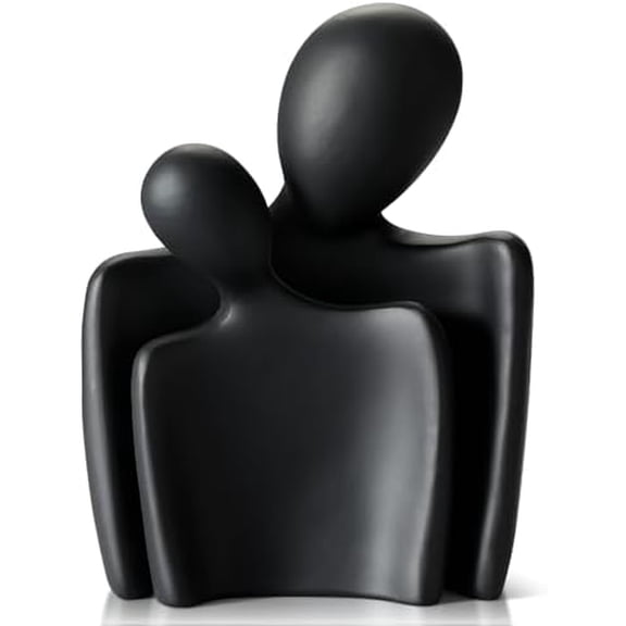 Sculptures Home Decor Lover Statues- 8 Inch, Resin Modern Home Decor Couple Statues，Decorations for Living Room Office Bookshelf Bedroom
