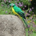 thumbnail image 1 of Sculptures & Statues Colorful Parrots Outdoor Garden Bird Model for Home and YardAccent, 1 of 3