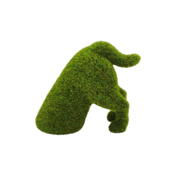 Sculptures & Statues Decorative Peeing Dog Topiary Flocking Puppy Ornament for Garden Yard Outdoor