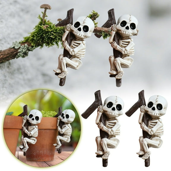 Sculptures & Statues-Halloween Garden Set Resin Sculpture Statue For Outdoor Yard Patio Home Decoration Ornament