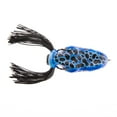 thumbnail image 1 of Scum Frog 1/2 oz Painted Trophy Series, Blue Poison, Top Water Hollow Body Frog Lure, 1 of 5