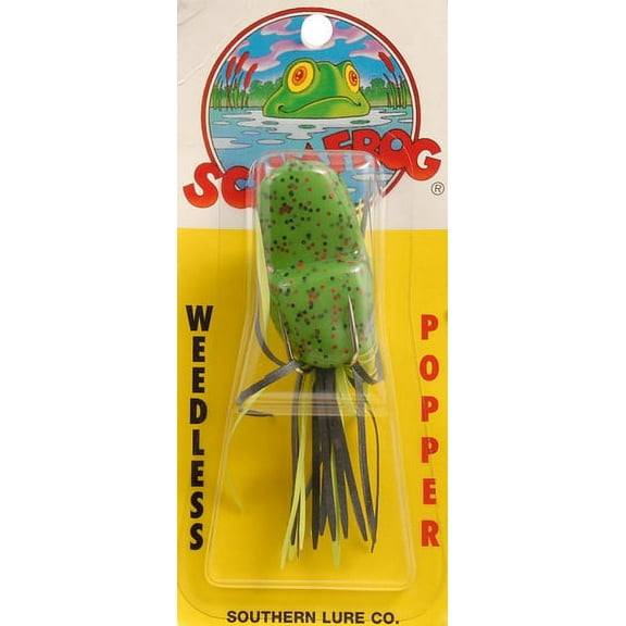 Scum Frog SFP-227 Scum Frog Popper Watermelon Bass Fishing Soft Plastic