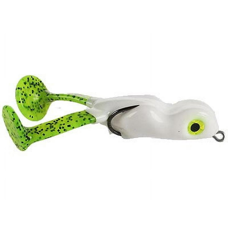 Scumfrog Big Foot 3/8Oz White/Chartreuse Legs Floats BF-1403G