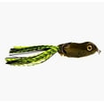 thumbnail image 1 of Scum Frog Pro Series Topwater Bass Fishing Hollow Body Frog Lure with Weedless Hooks, Green Pumpkin, One Size, 1 of 7