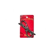 Scunci 1-PK BOW BARRETTE BLK/SLV