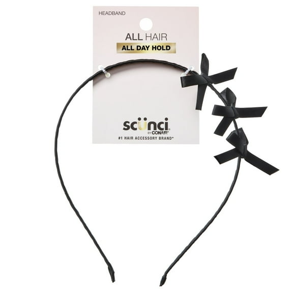 Scunci 1pk Bow Headband Fast Fashion