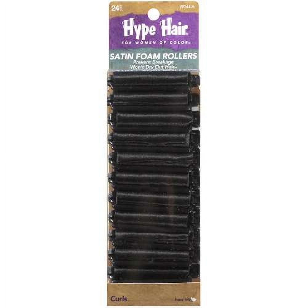 Scunci 24 Pack Hype Hair Satin Foam Rollers