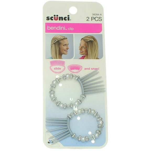 SCUNCI - Beaded Snap Combs - 2 Pack