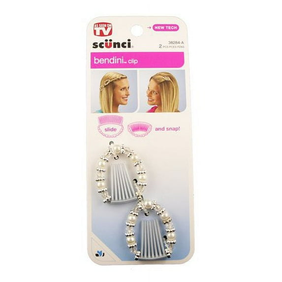 Scunci Bendini Hair Clip, 2 ea