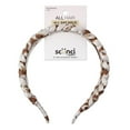 thumbnail image 1 of Scunci Braided Fashion Headband, White and Brown, 1 of 6