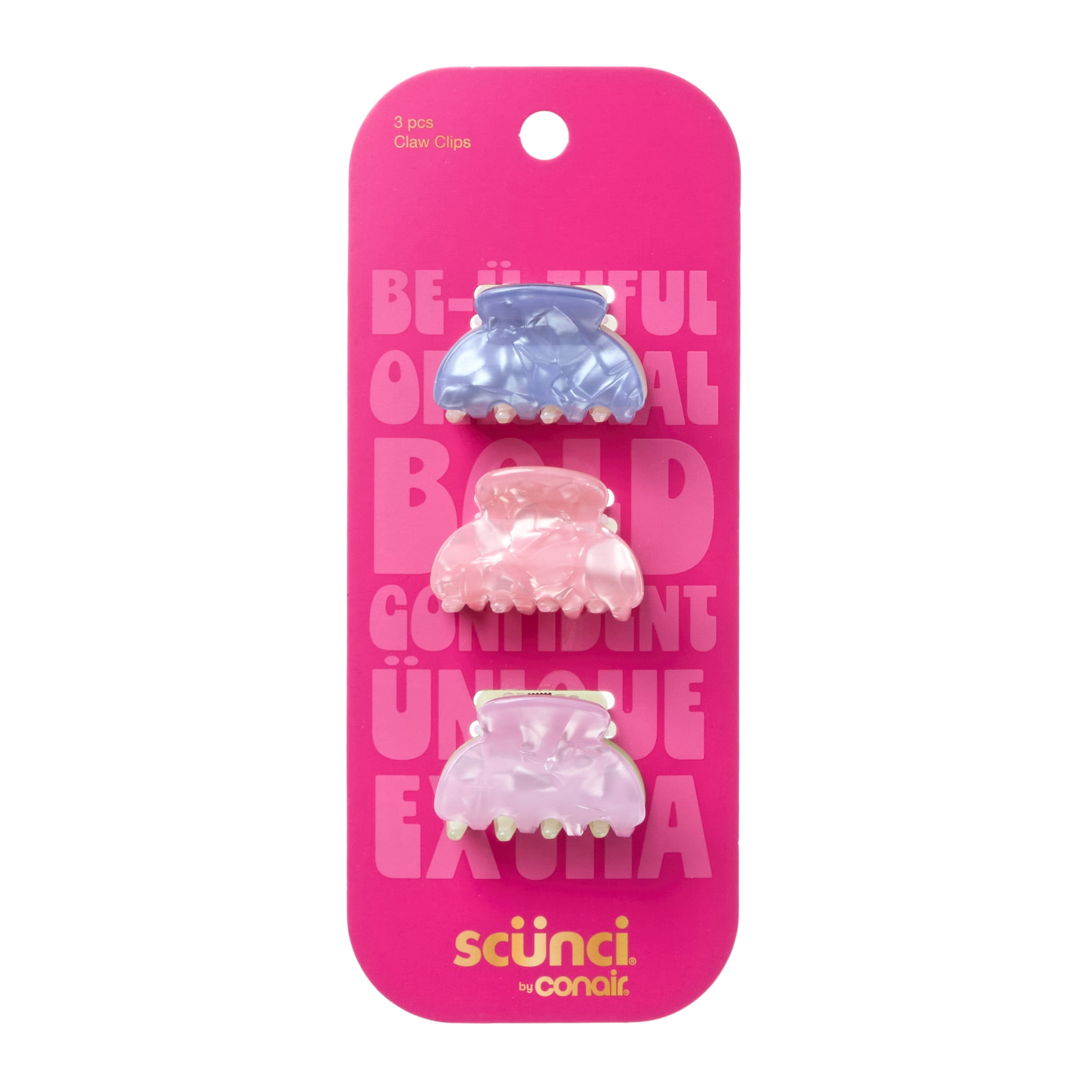 SC GenZ 3-PK ACRYLIC MINI CLIPS