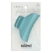 Scunci Earth-Friendly Planet Upcycled Claw Clip, Turquoise