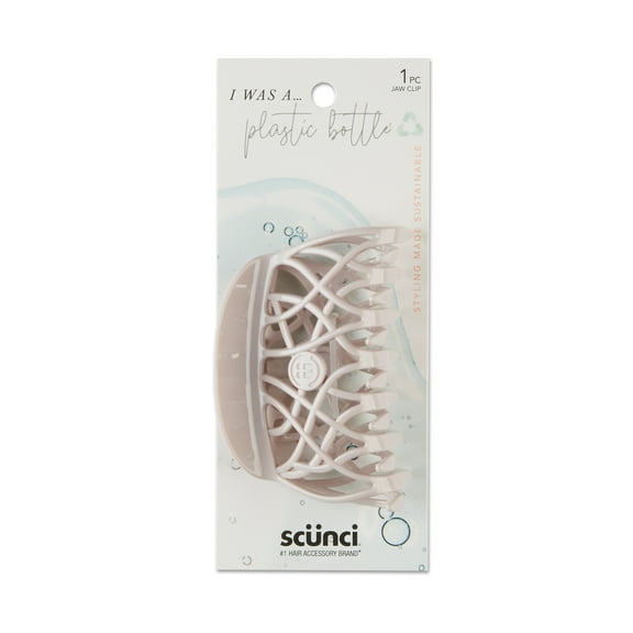 Scünci Earth-Friendly Planet Upcycled Large Jaw Clip, Pink