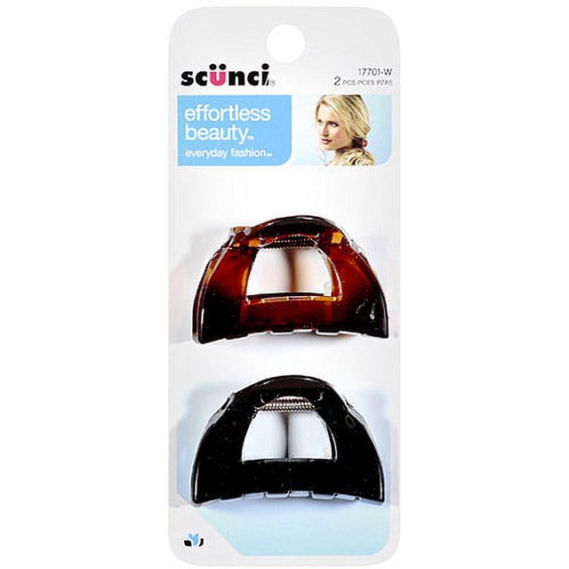 Scunci Effortless Beauty Clutch Hair Clips, 2 count