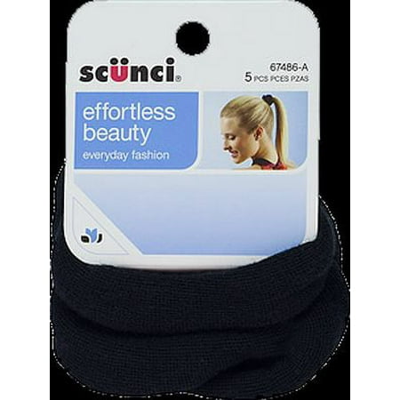 Scunci Effortless Beauty Hair Bands, 5 count
