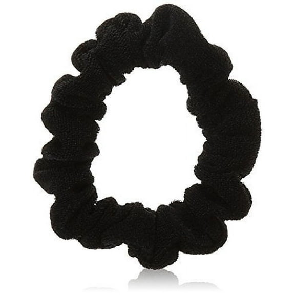 Scunci Effortless Beauty Mini Slinky Black Twisters, 6 Count (Pack of 24)