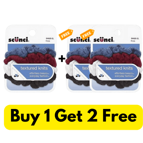 Scunci Effortless Beauty Mini Waffle Twisters (4 pcs)