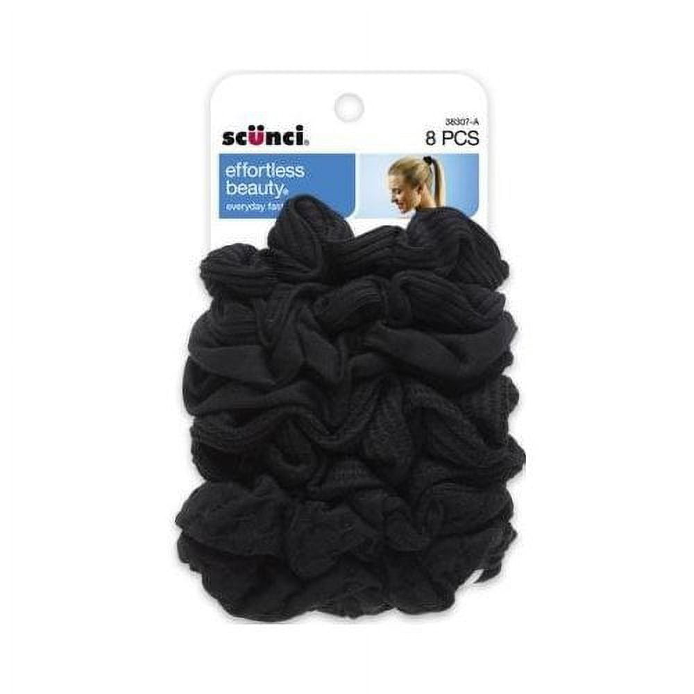 Scunci, Effortless Beauty Ponytail Holders -8 pieces (Pack of 16)