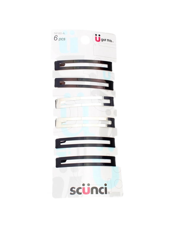Effortless Beauty Slide Clip Hair Barrettes, 6 Ct (3 pack) (Bundle)