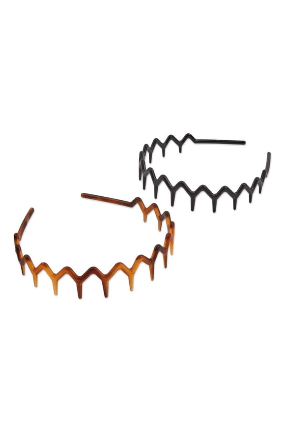 Effortless Beauty Teethcomb Headband, Multicolor, 2 Count