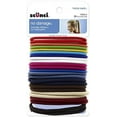 thumbnail image 1 of Scunci Effortless Beauty Thick Hair No-damage Bright Elastics, 5 Mm, - 2 Packs Of 24 Count = 48 Count (Assorted colors), 1 of 1