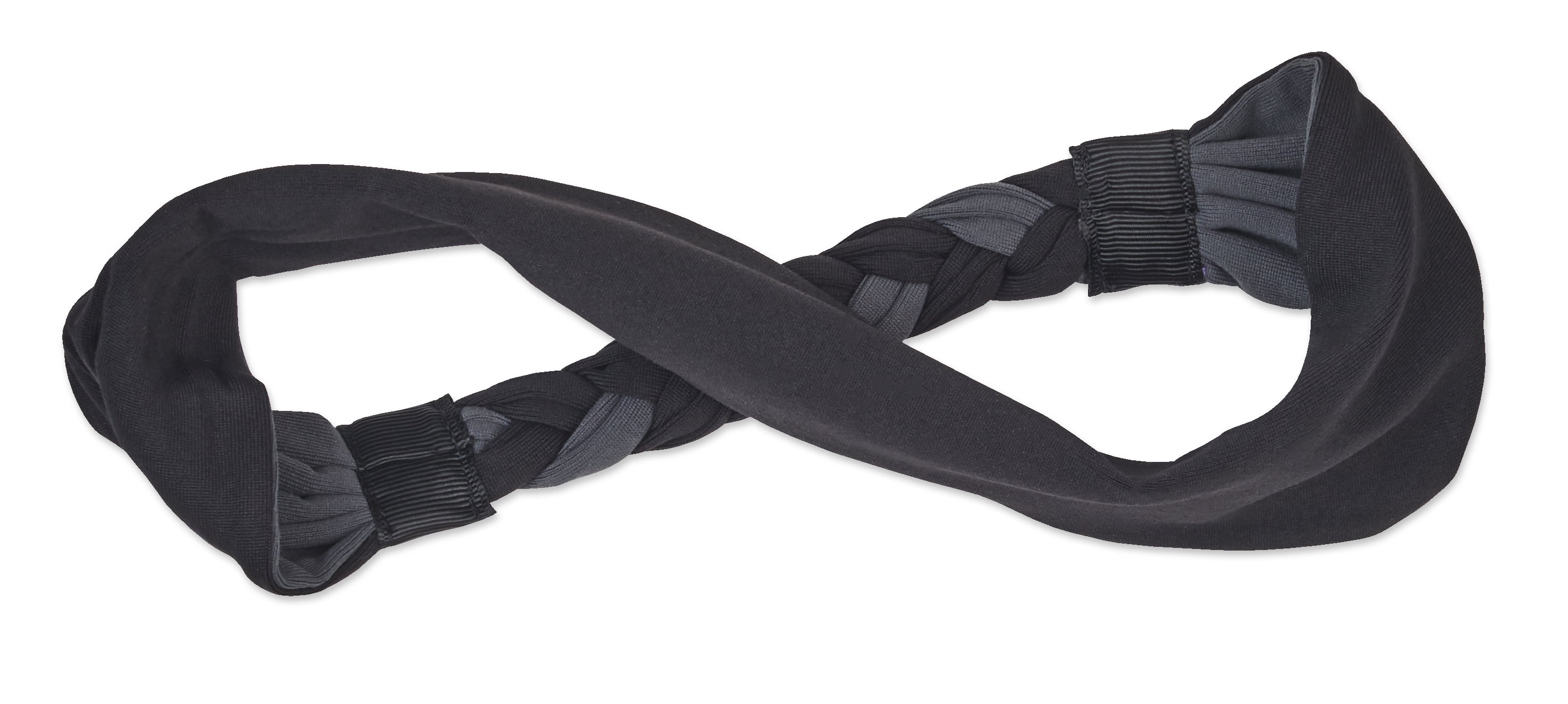 Scunci Everyday & Active Braided Reversible Headwrap Fabric Headband in