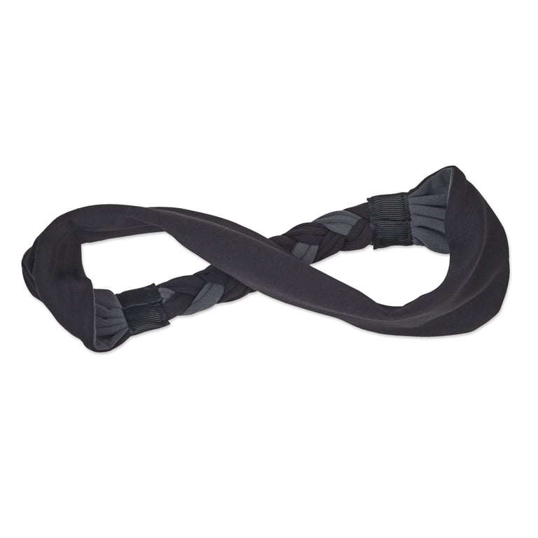 Scunci Braided Reversible Headwrap Fabric Headband for Teens