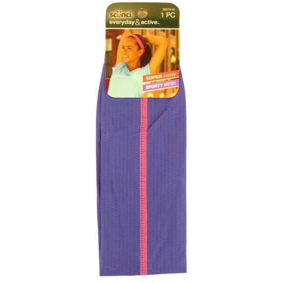 Scunci Everyday & Active Periwinkle Sporty Mesh Head Band