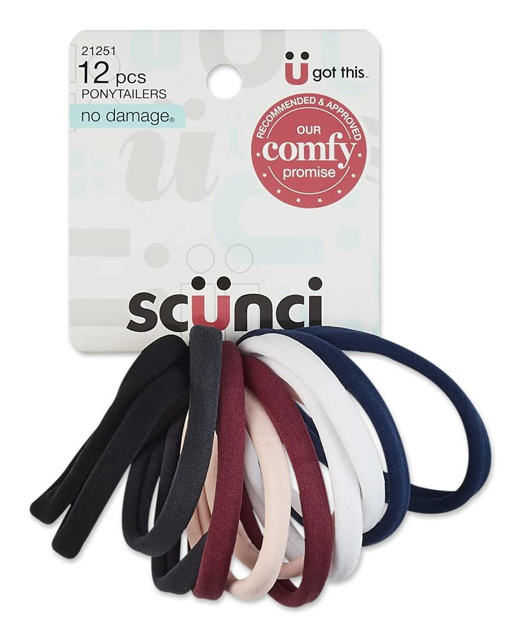 Scunci Everyday & Active Work Out Chill Out Super Stretch Comfy (Pack of 10)