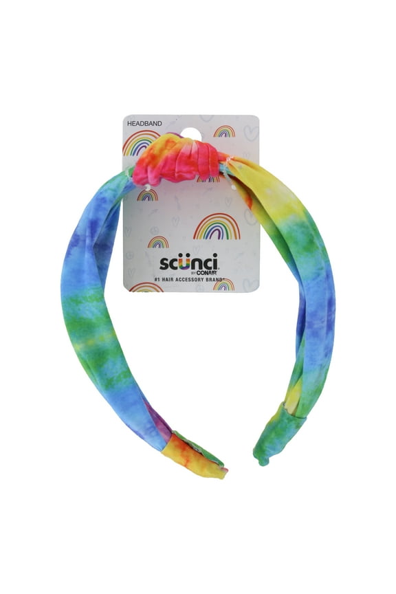 Fabric Knotted Rainbow Headband, 1-Piece