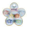 Scunci Flower Claw Clips, Multicolor, 6 ct