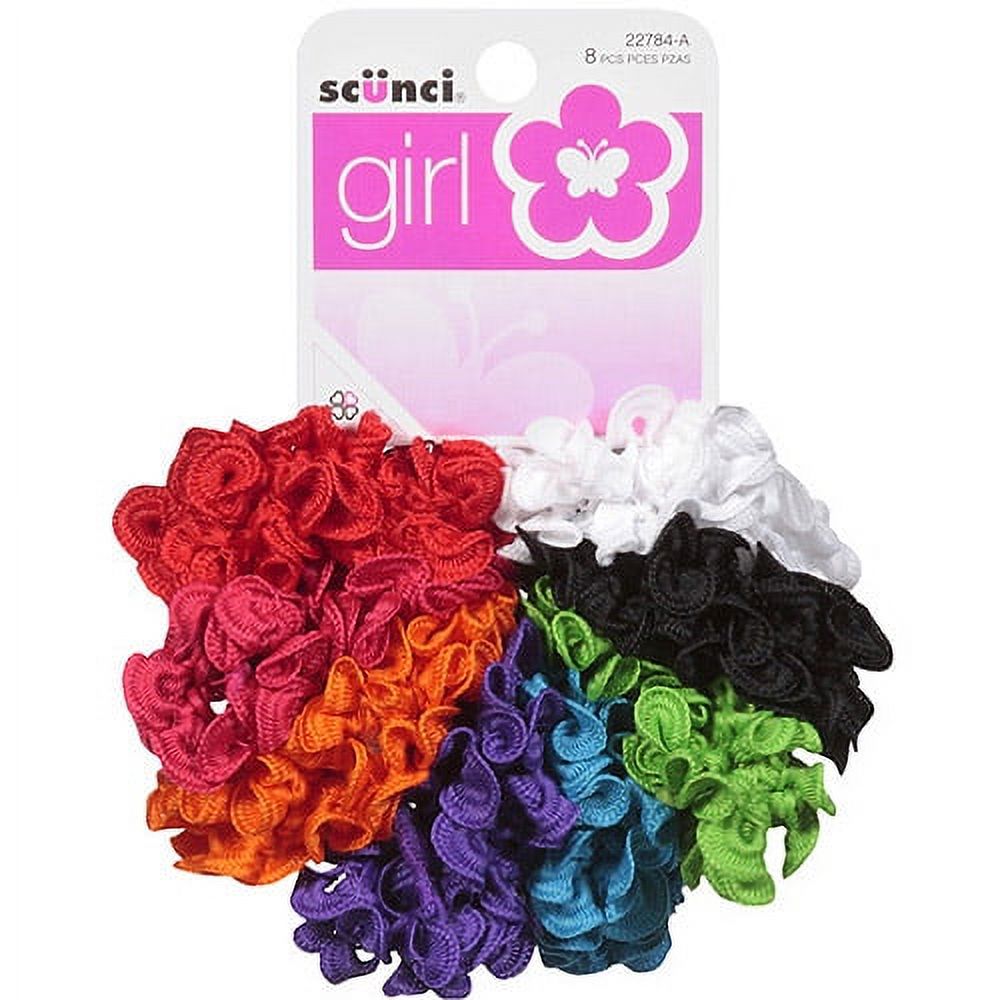 Scunci Girl Ruff Ponytailers, 8ct - image 1 of 5