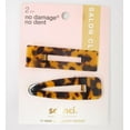 thumbnail image 1 of Scunci Hair Accessories No Damage No Dent Salon Clips - Tort - 2pcs, 1 of 2