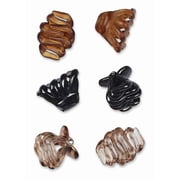 Scunci Mini Octopus Claw Clips, 6 Count