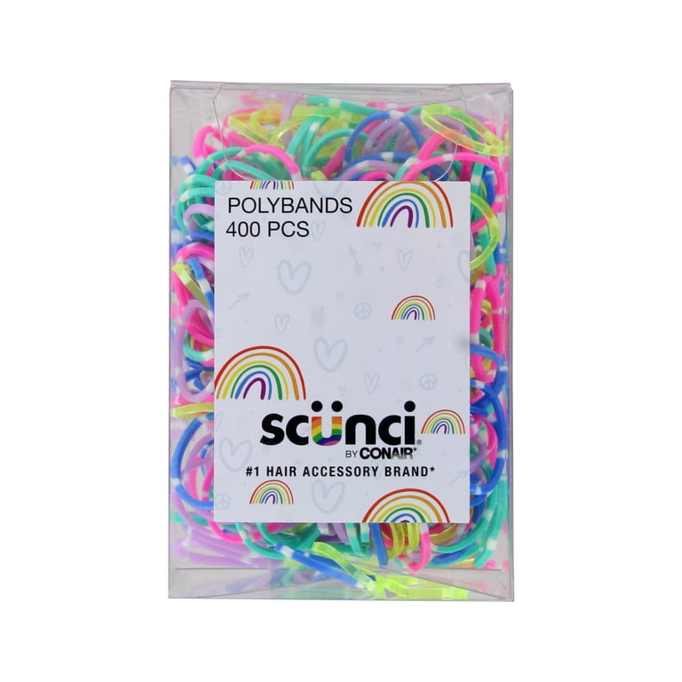 Scunci Hair Polybands, Assorted Colors, 400-Pieces - Walmart.com display picture 3