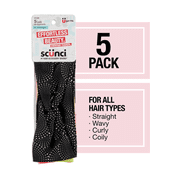 Scunci Headwrap Fabric Headband, Multicolor, 5 Count