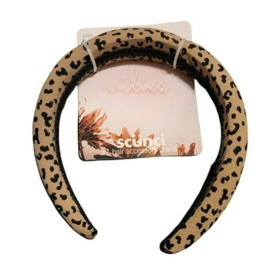Scunci Headband Leopard Print