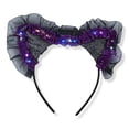 thumbnail image 1 of Scunci I Light Up Halloween Cat Ears Headband, 1-Piece, 1 of 1