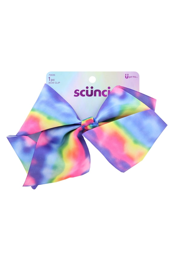 Jumbo Hair Salon Bow Clip, Rainbow, 1-Piece