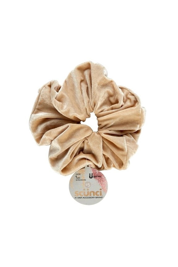Jumbo Scrunchie, Beige, 1-Piece