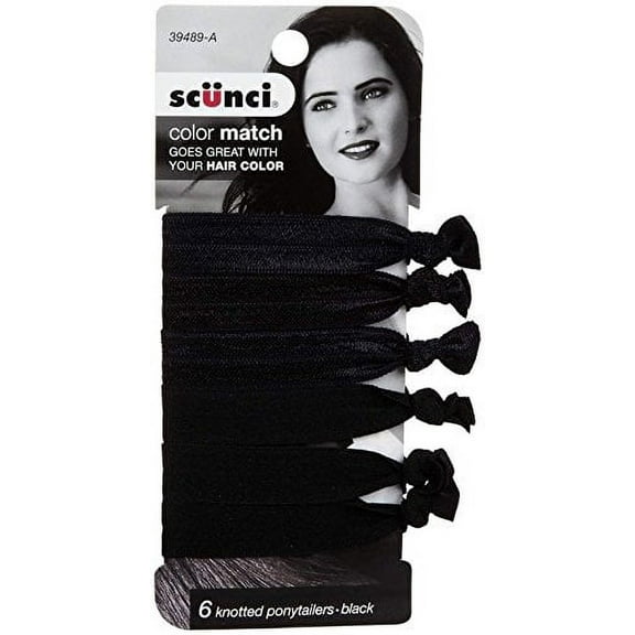 Scunci Color Match Ponytailers 6 Each
