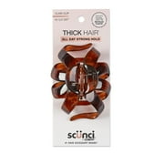 Scunci Large No-Slip Grip Octo-Jaw Claw Clip, Tortoise Shell
