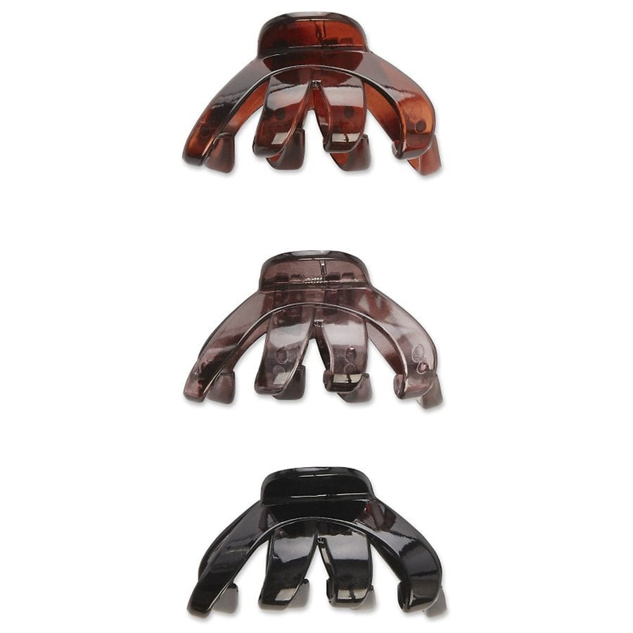 Scunci Medium Octopus Claw/Jaw Hair Clips Medium 3.0 ea Pack of 2