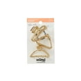 thumbnail image 1 of Scunci Metal Claw Clips, Gold, 3 Count, 1 of 8